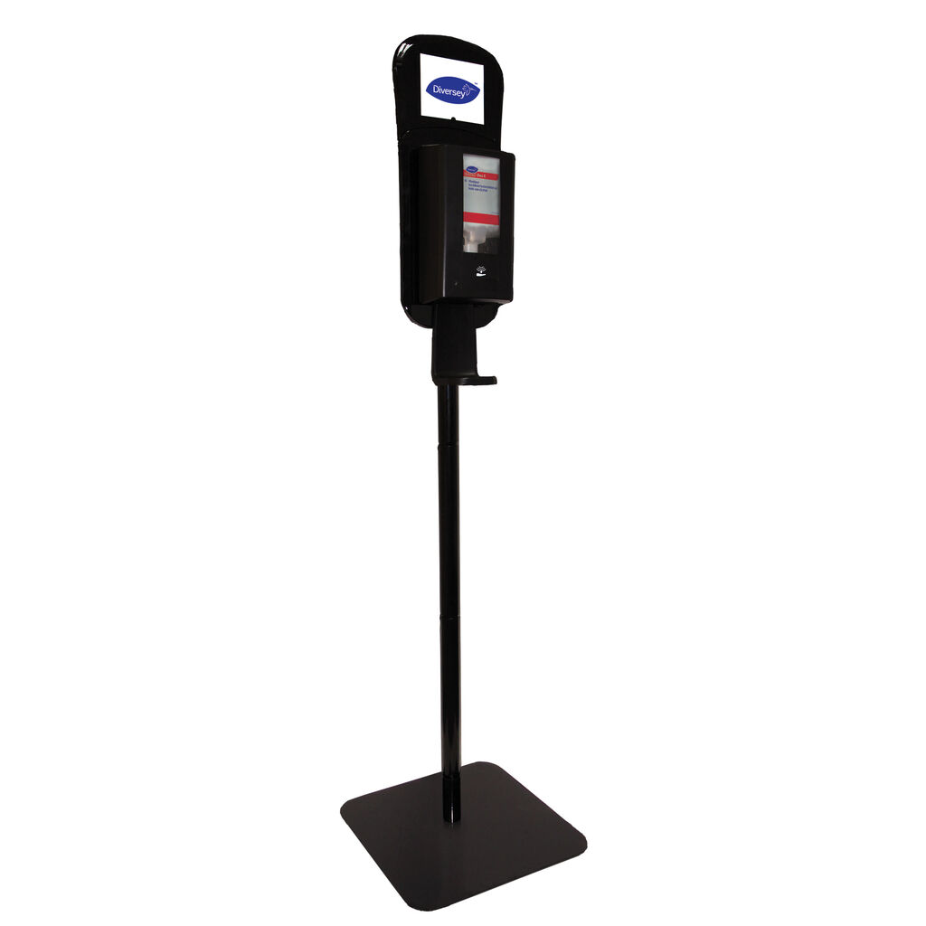 D1224249 Intellicare floor stand with Black dispenser featuring 100962439 SOFT CARE DES E H5-RGB-20x20cm.jpg
